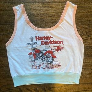Vintage Harley Davidson tank